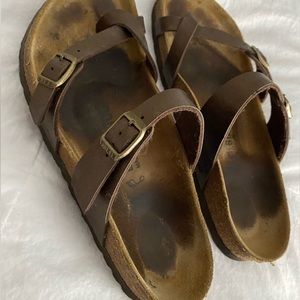 Brown Birkenstocks